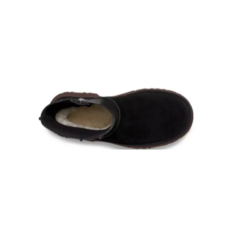 Fisherman Zipper Round Toe High-Top Black 1158313