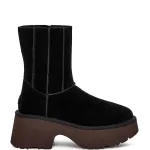 Fisherman Zipper Round Toe High-Top Black 1158313