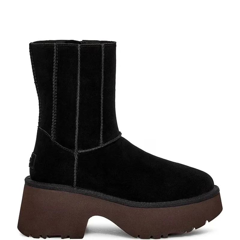 Fisherman Zipper Round Toe High-Top Black 1158313