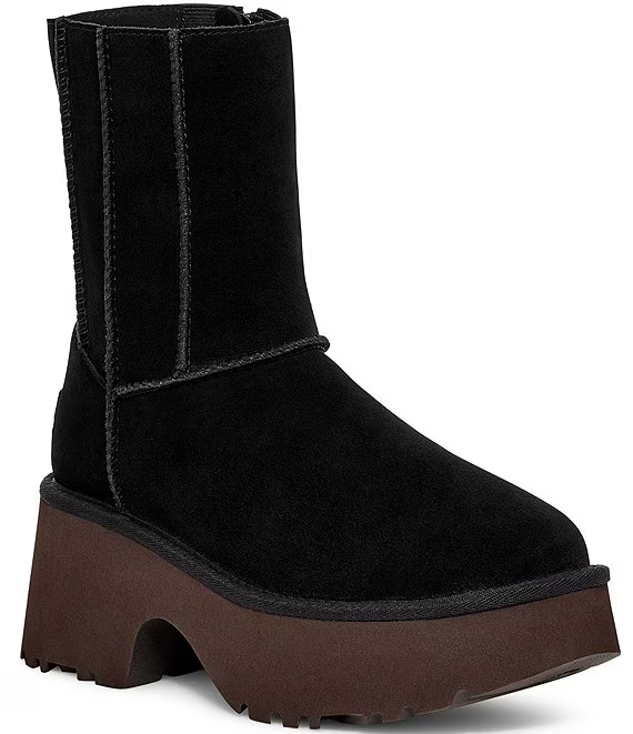 Fisherman Zipper Round Toe High-Top Black 1158313