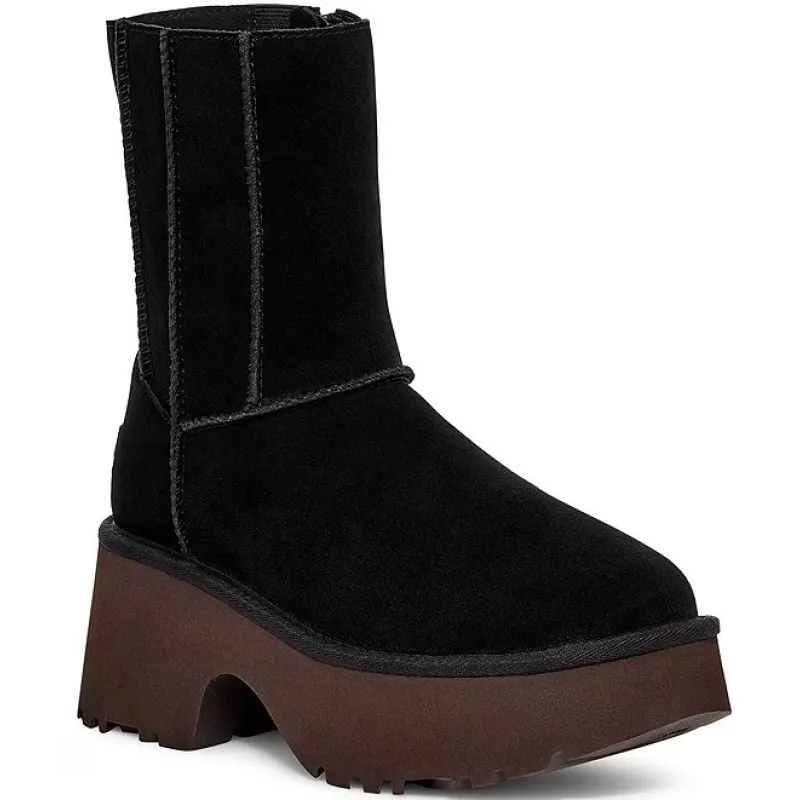 Fisherman Zipper Round Toe High-Top Black 1158313