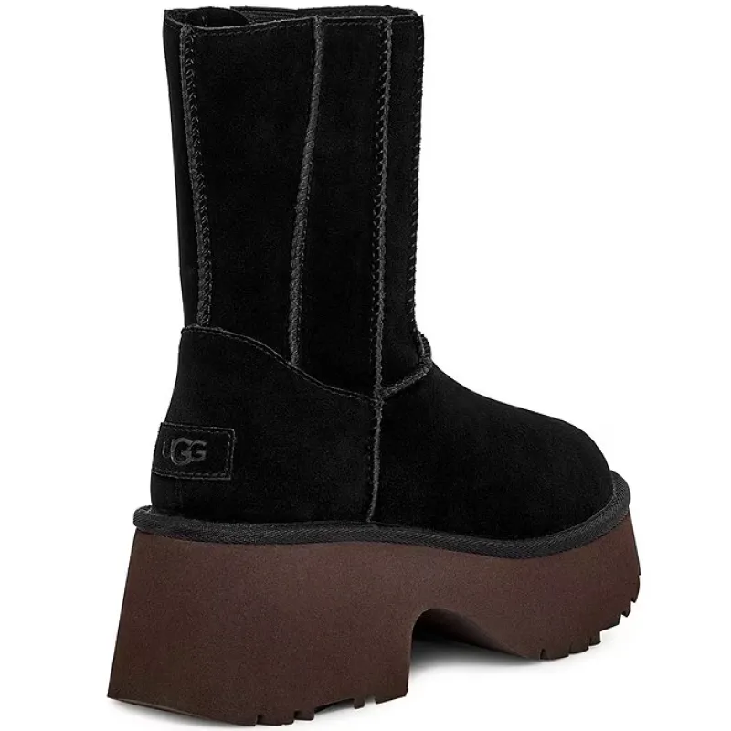 Fisherman Zipper Round Toe High-Top Black 1158313