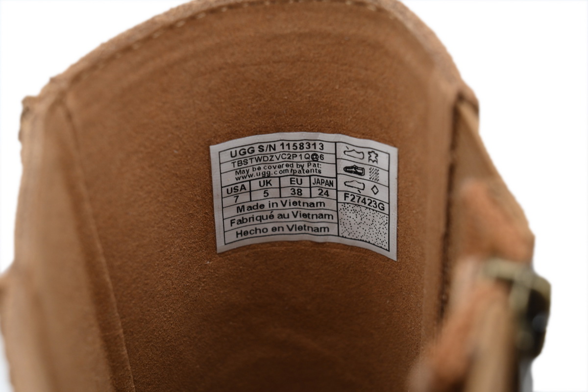 Fisherman Zipper Round Toe High-Top Brown 1158313