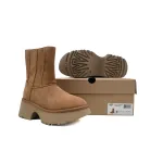 Fisherman Zipper Round Toe High-Top Brown 1158313