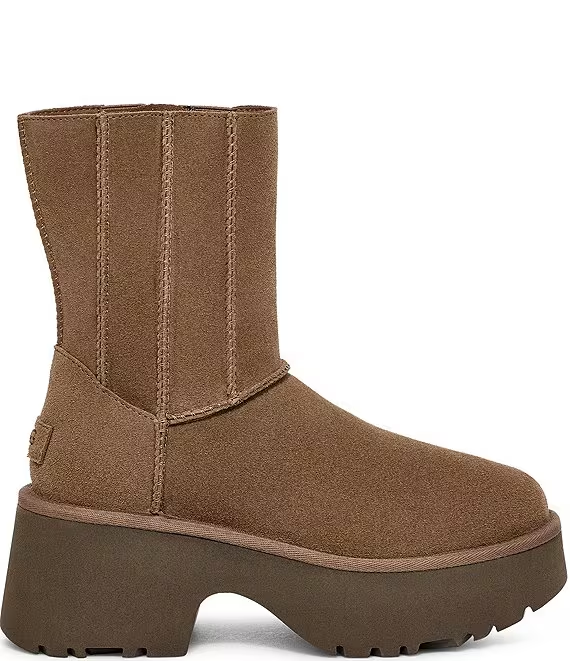 Fisherman Zipper Round Toe High-Top Coffee Color 1158313