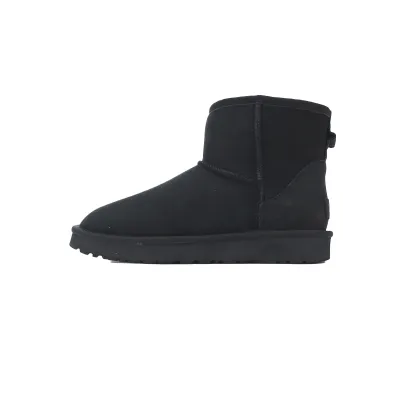 Mid-Tube Casual Warm Snow Boots Classic Mini Black 1016222 01