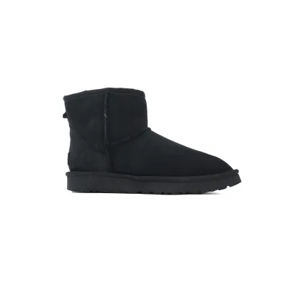 Mid-Tube Casual Warm Snow Boots Classic Mini Black 1016222 02