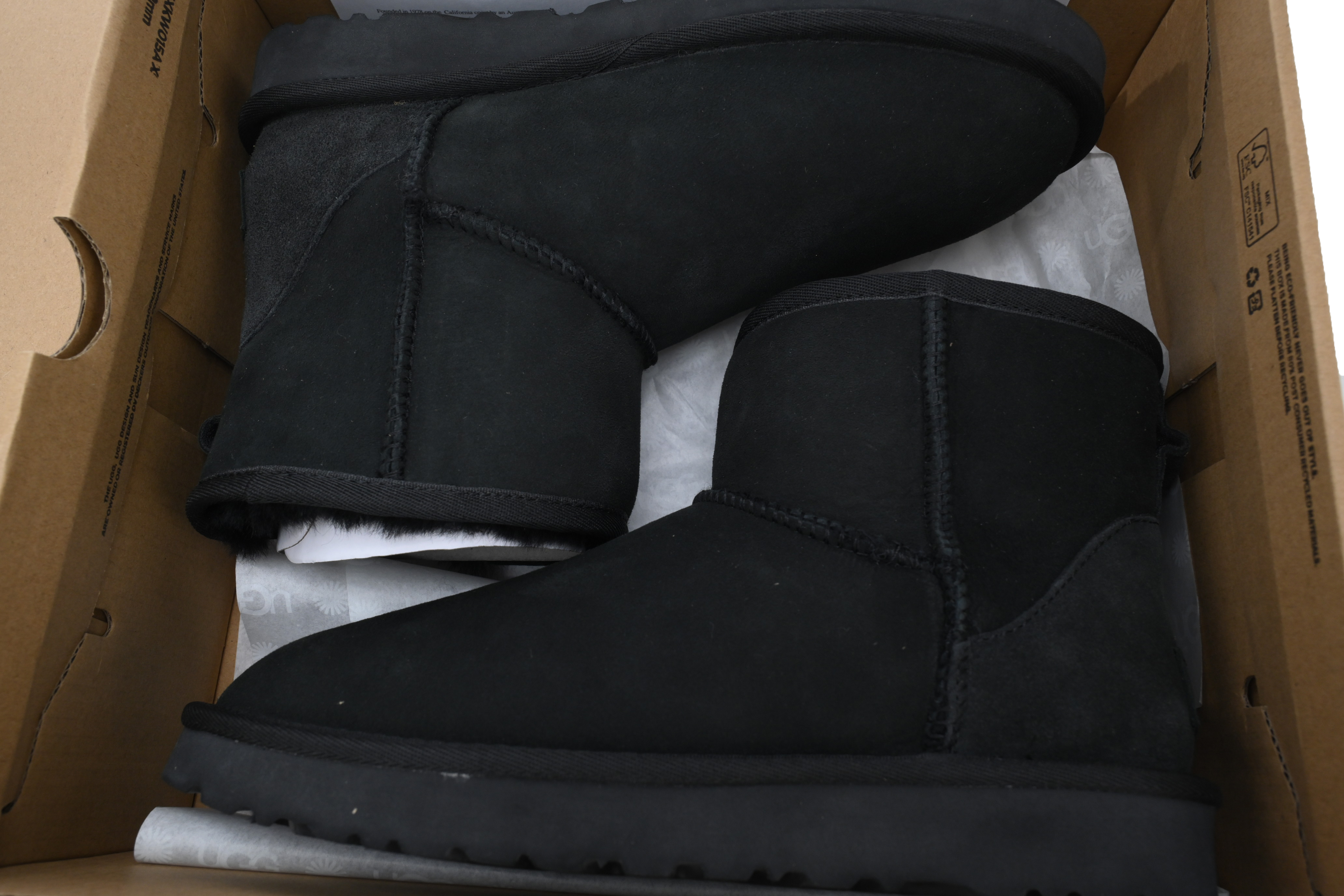 Mid-Tube Casual Warm Snow Boots Classic Mini Black 1016222