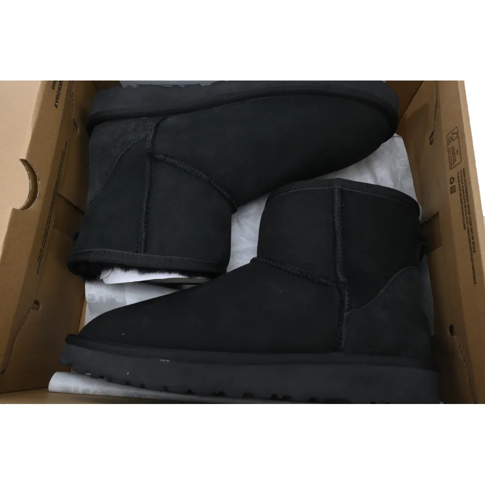 Mid-Tube Casual Warm Snow Boots Classic Mini Black 1016222