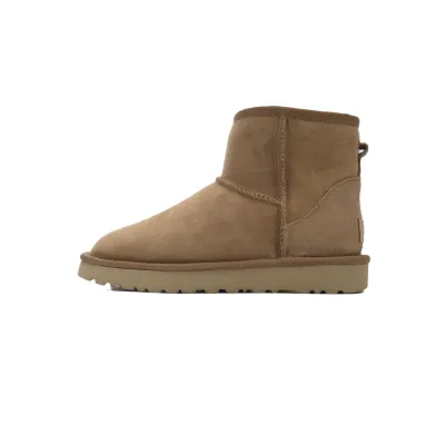 Mid-Tube Casual Warm Snow Boots Classic Mini Chestnut 1016222 01