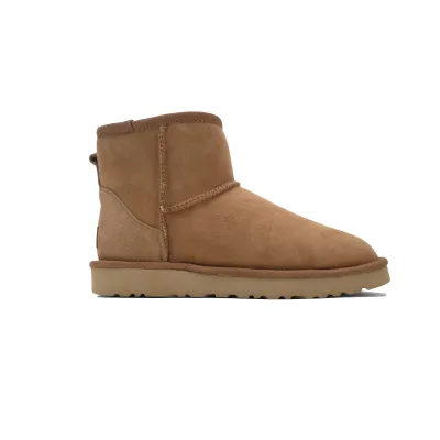 Mid-Tube Casual Warm Snow Boots Classic Mini Chestnut 1016222 02