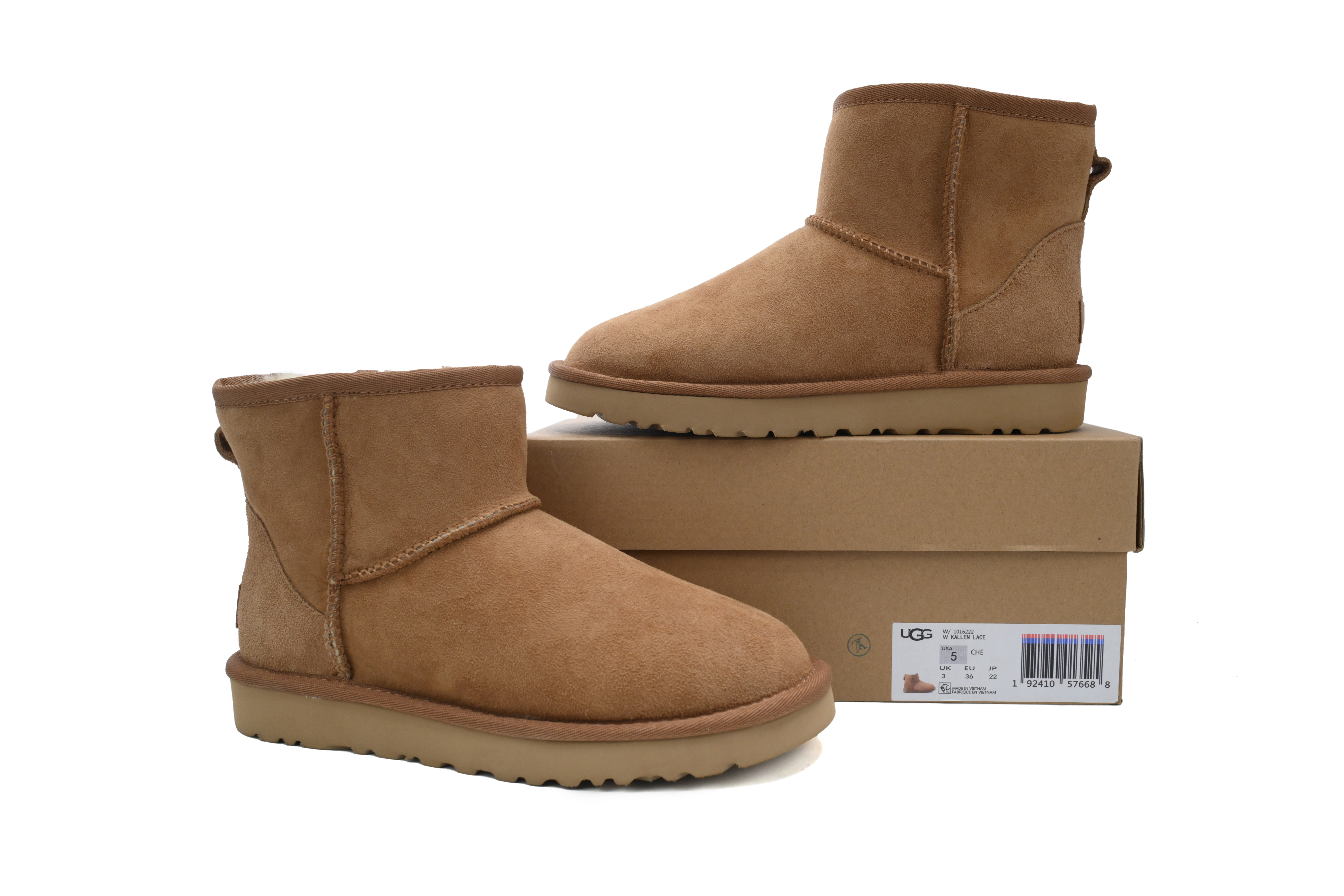 Mid-Tube Casual Warm Snow Boots Classic Mini Chestnut 1016222