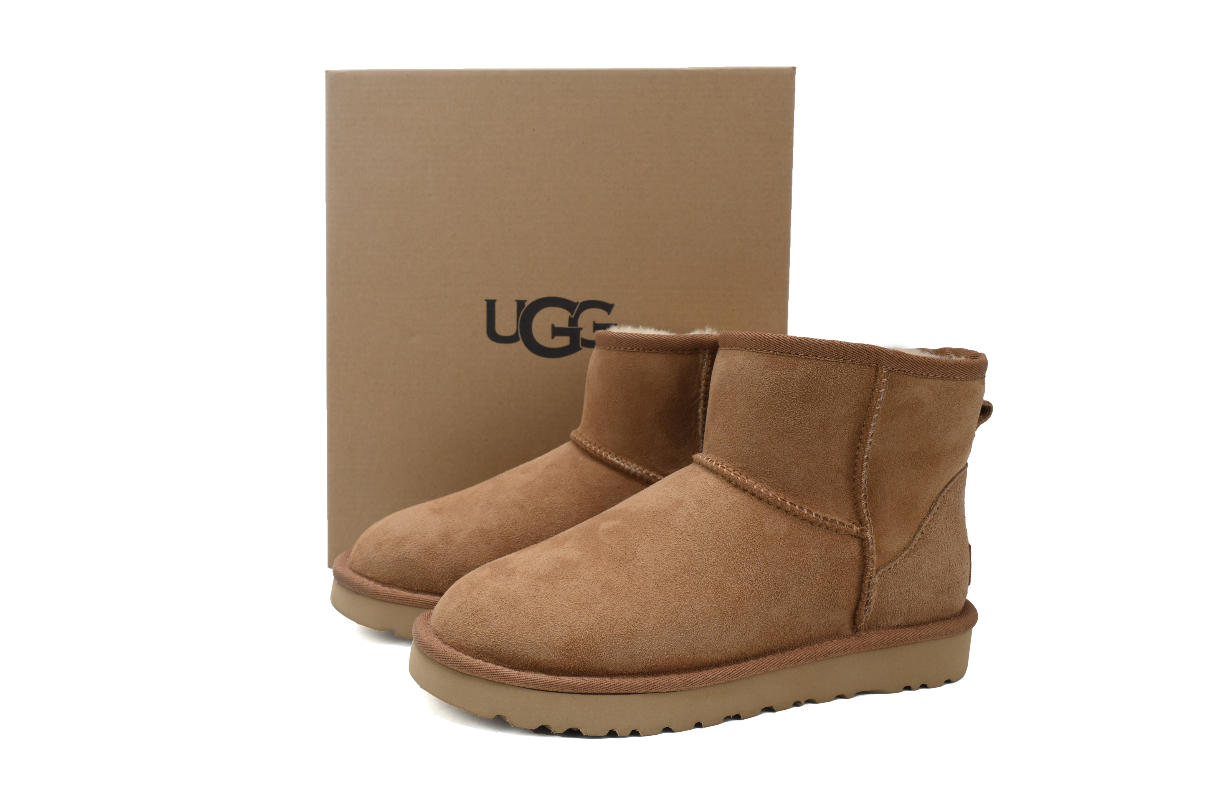 Mid-Tube Casual Warm Snow Boots Classic Mini Chestnut 1016222