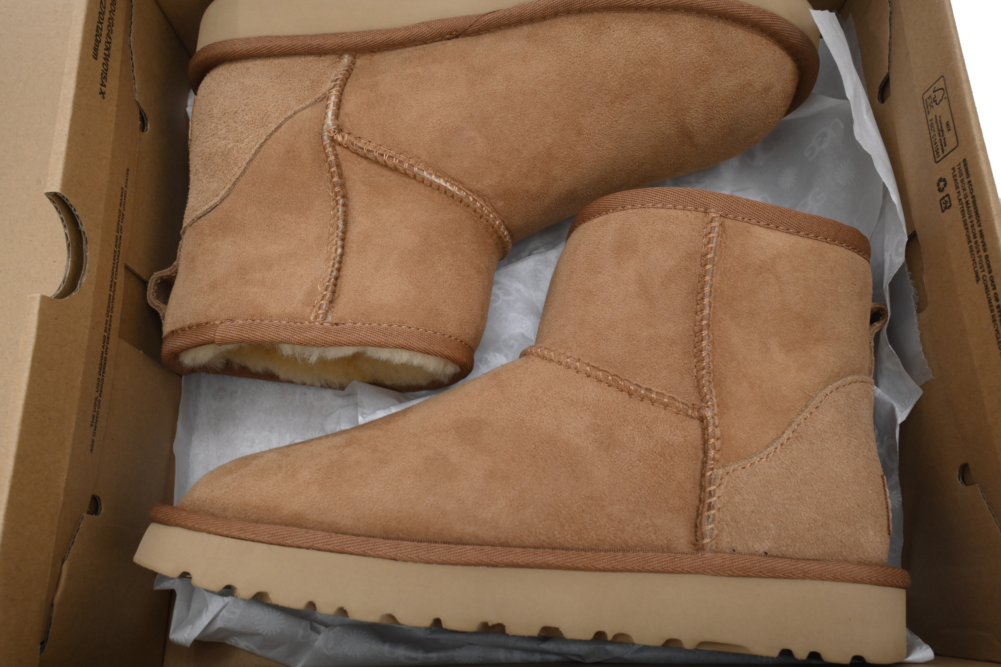 Mid-Tube Casual Warm Snow Boots Classic Mini Chestnut 1016222