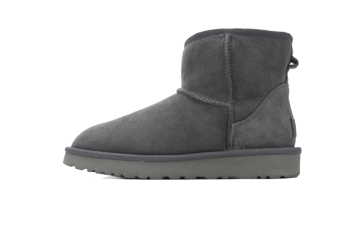 Mid-Tube Casual Warm Snow Boots Classic Mini Grey 1016222