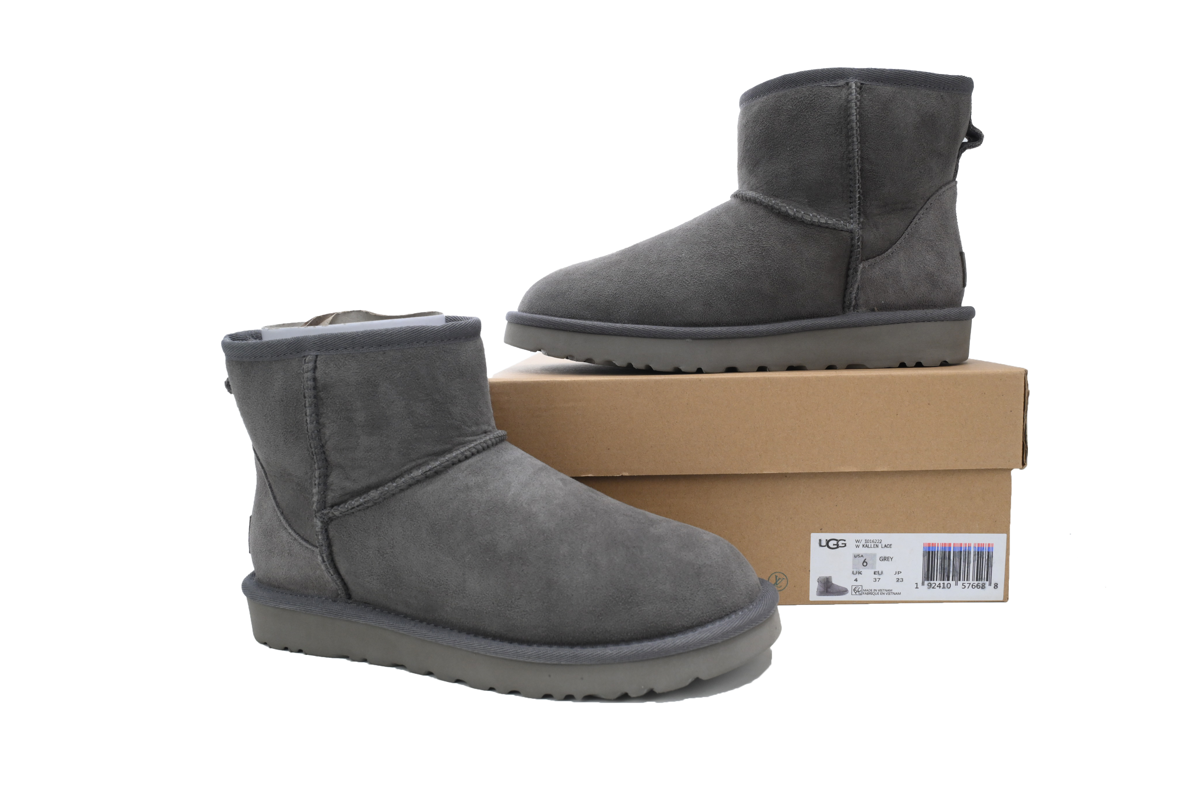 Mid-Tube Casual Warm Snow Boots Classic Mini Grey 1016222