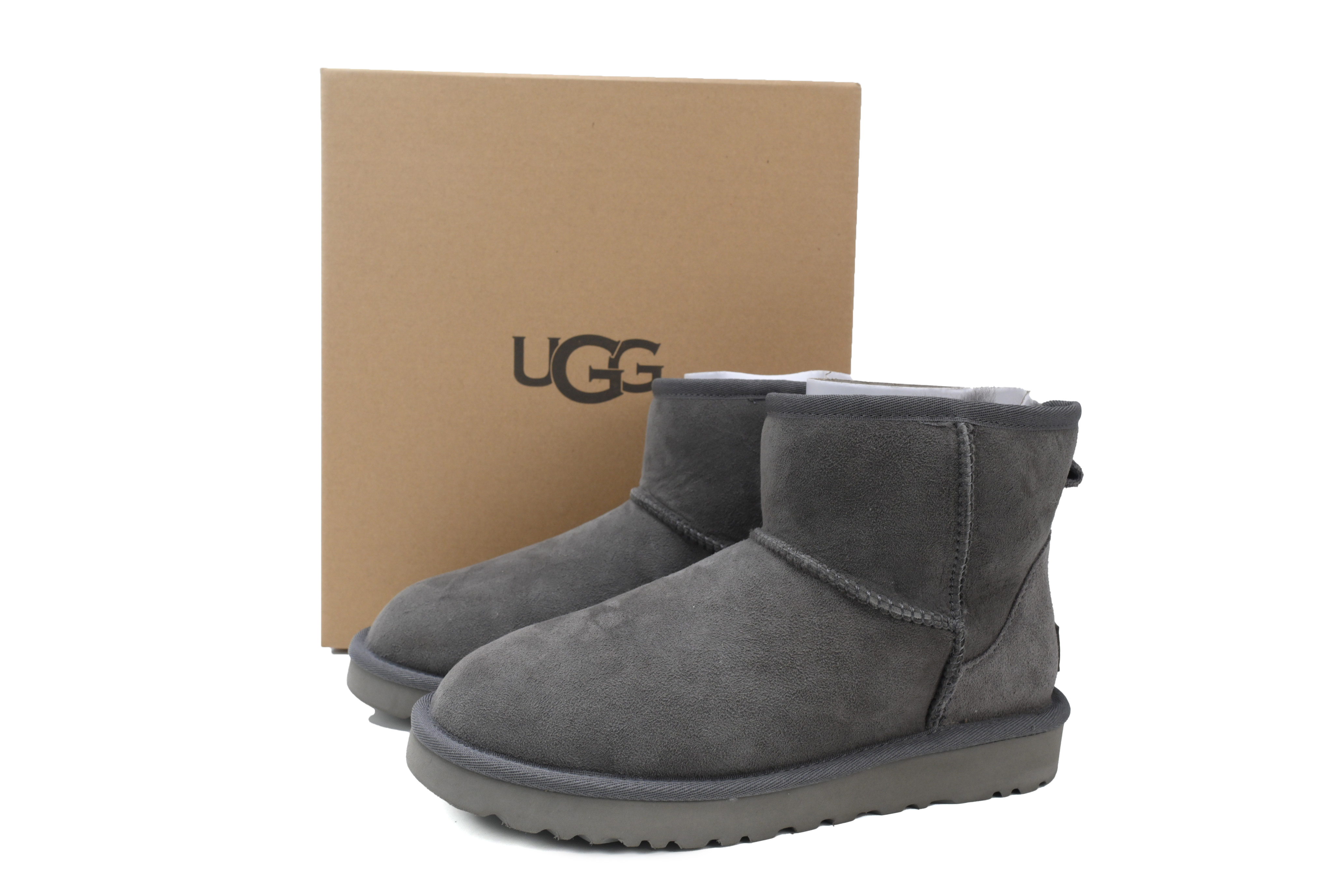 Mid-Tube Casual Warm Snow Boots Classic Mini Grey 1016222