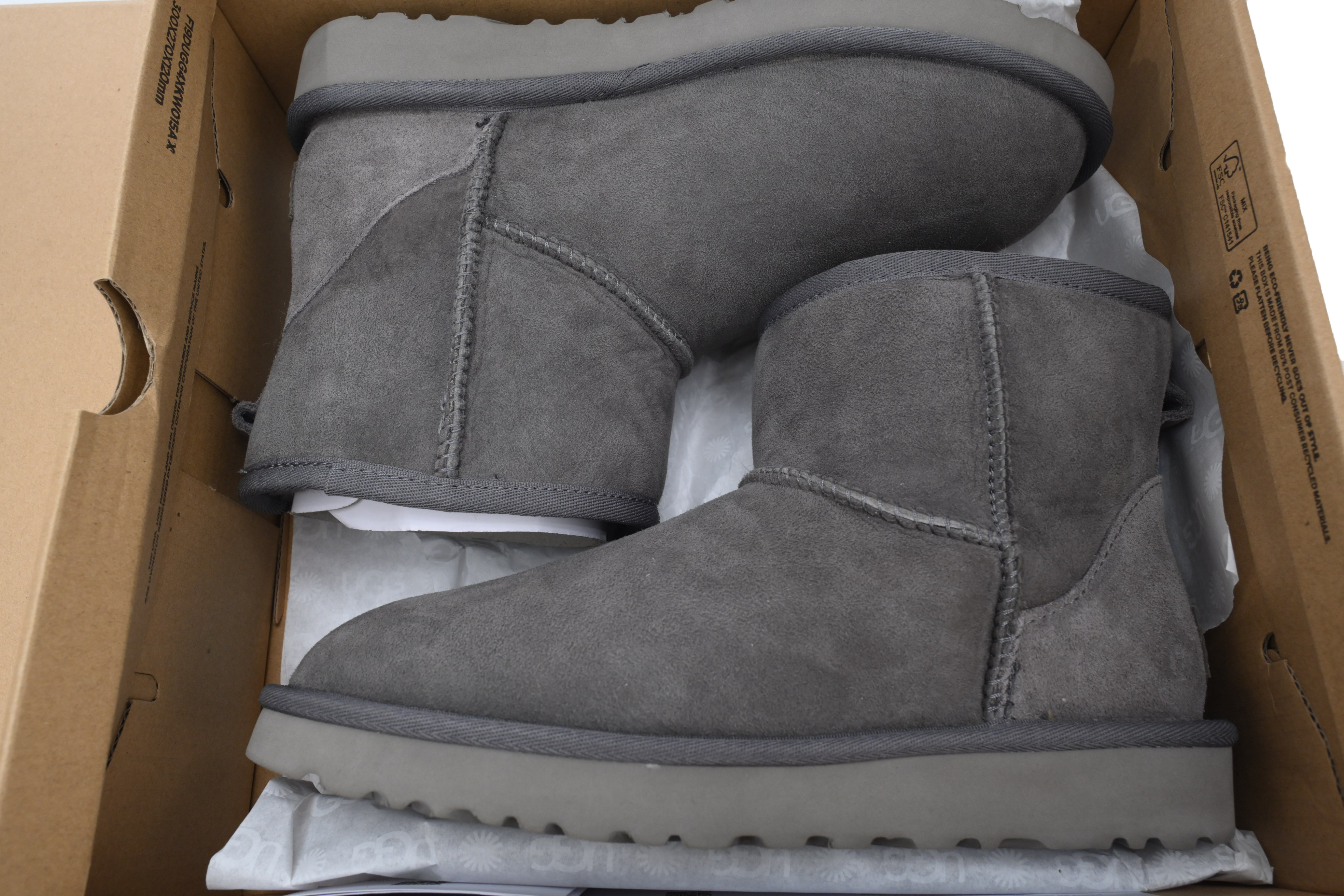 Mid-Tube Casual Warm Snow Boots Classic Mini Grey 1016222