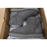 Mid-Tube Casual Warm Snow Boots Classic Mini Grey 1016222