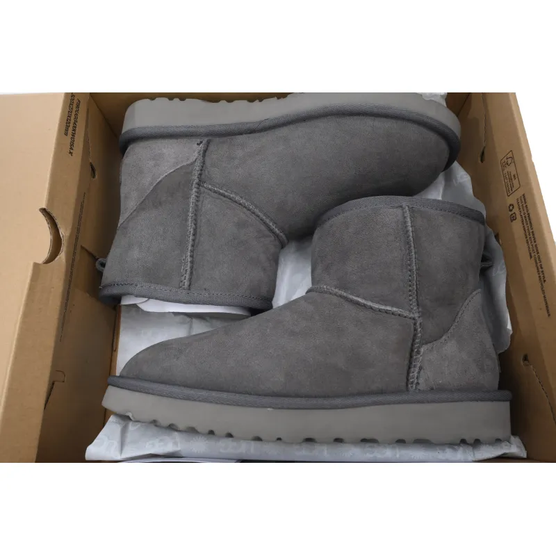 Mid-Tube Casual Warm Snow Boots Classic Mini Grey 1016222