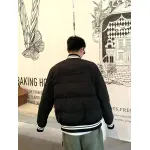 Moncler Lateltin M Logo College Style Down Jacket Black