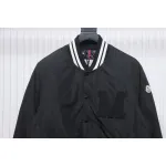 Moncler Lateltin M Logo College Style Down Jacket Black