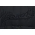 Moncler Lateltin M Logo College Style Down Jacket Black
