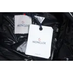 Moncler Lateltin M Logo College Style Down Jacket Black