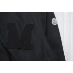 Moncler Lateltin M Logo College Style Down Jacket Black