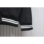 Moncler Lateltin M Logo College Style Down Jacket Black