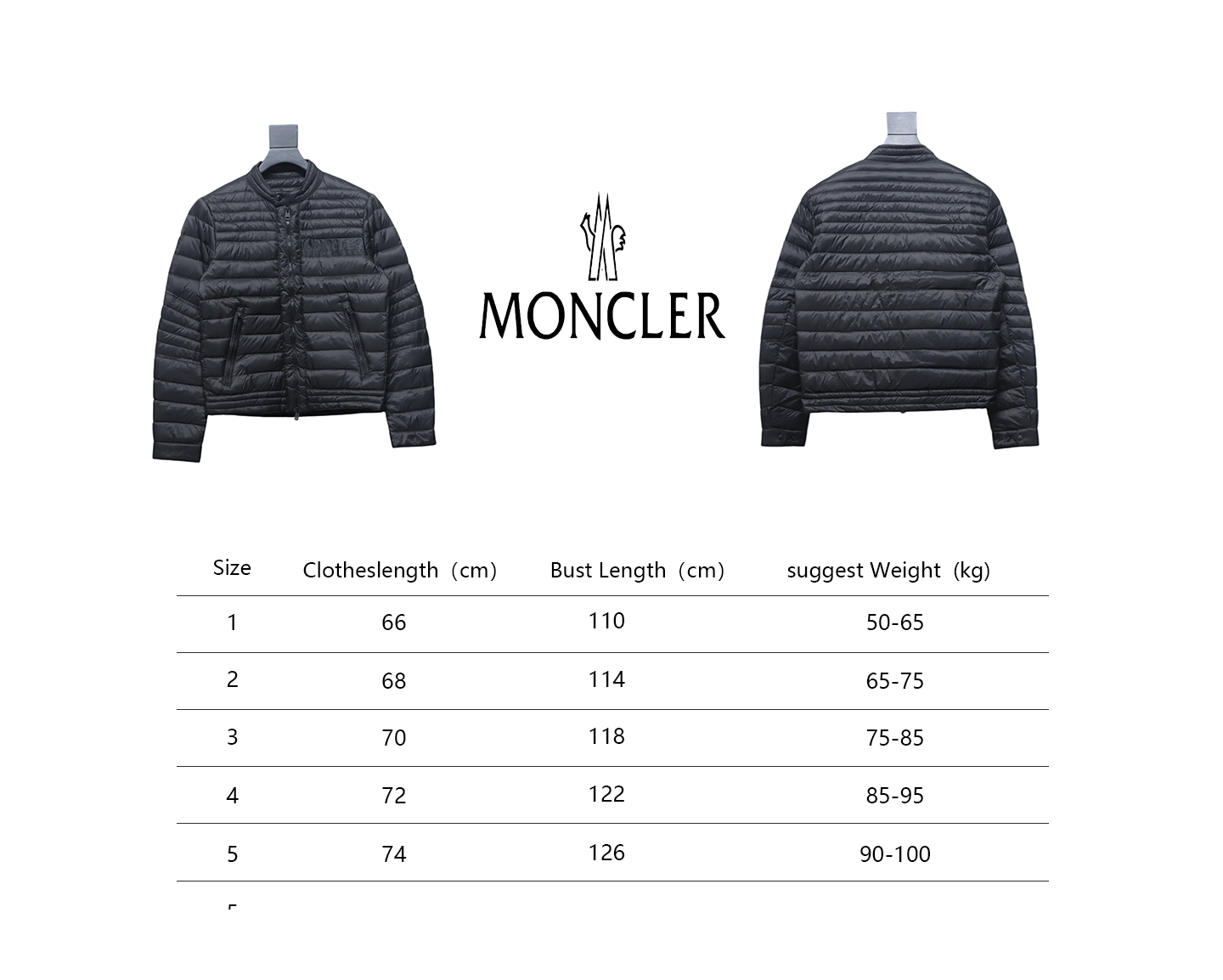 Moncler Light weight Classic Down Jacket