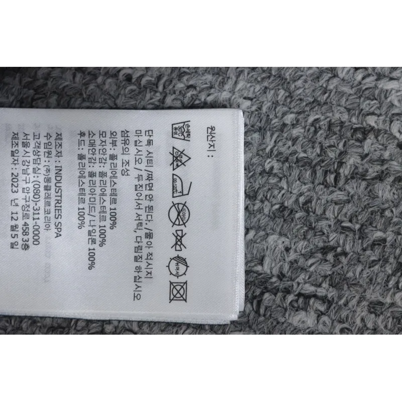 Moncler Spliced ​Woolen Sleeves Stand Collar Thin Down Jacket Blue