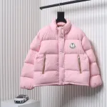 Moncler x Antora Joint Short Stand Collar Down Jacket Pink