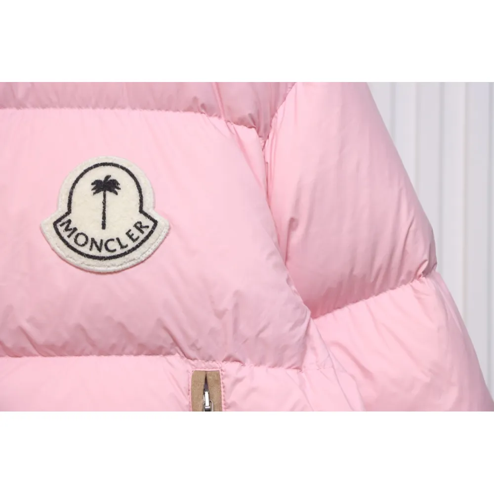 Moncler x Antora Joint Short Stand Collar Down Jacket Pink