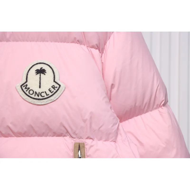 Moncler x Antora Joint Short Stand Collar Down Jacket Pink