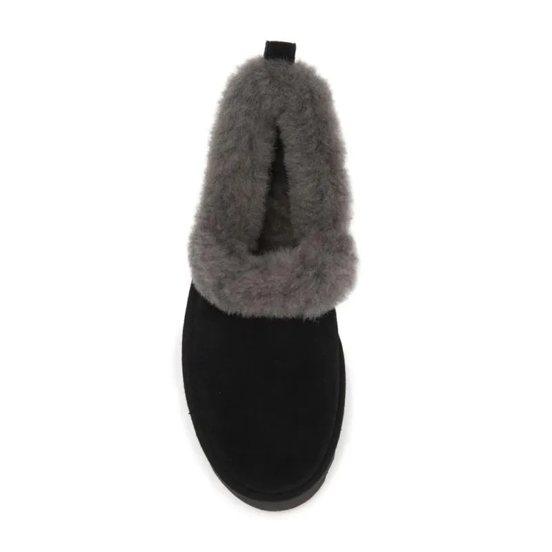 Nita Thick-Soled Plush Warm Snow Boots Black 1166733