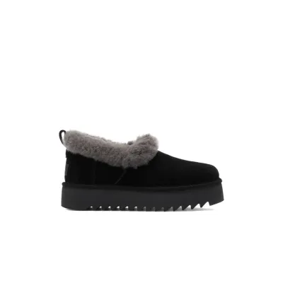 Nita Thick-Soled Plush Warm Snow Boots Black 1166733 02