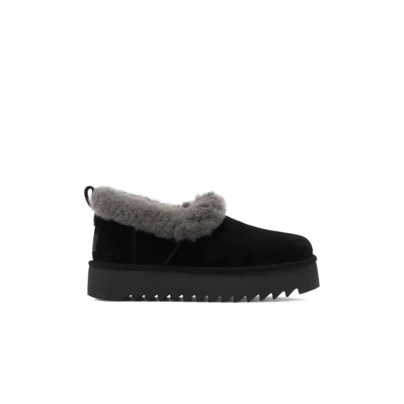 Nita Thick-Soled Plush Warm Snow Boots Black 1166733