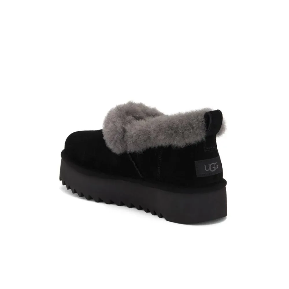 Nita Thick-Soled Plush Warm Snow Boots Black 1166733
