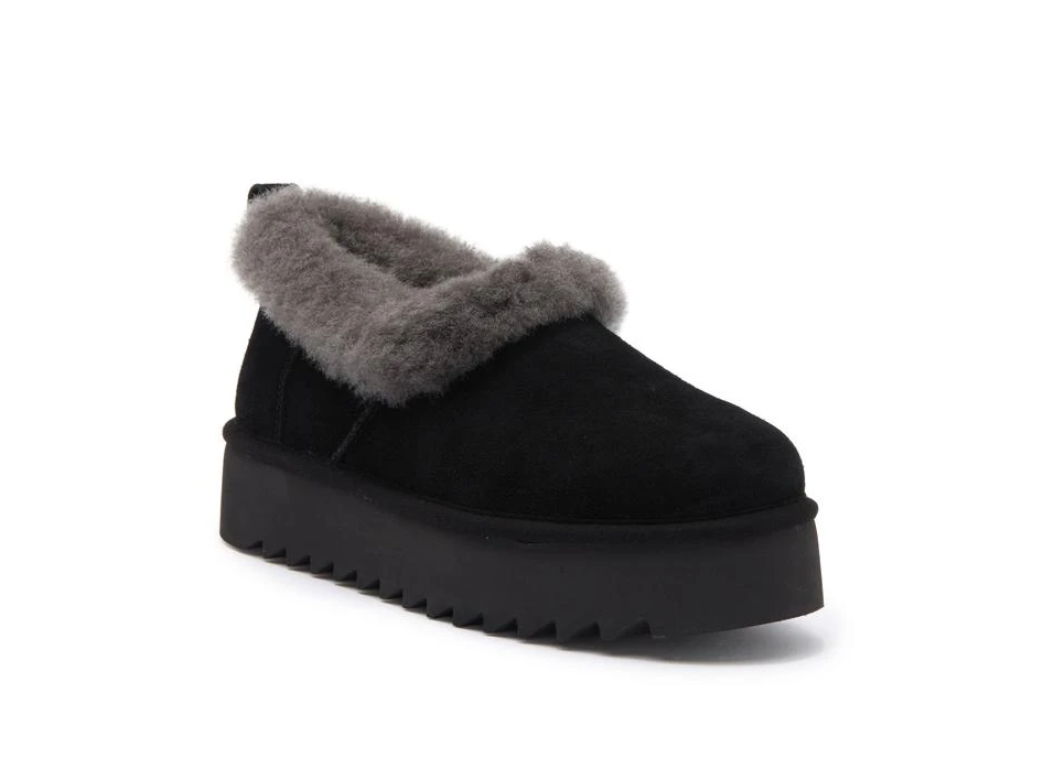 Nita Thick-Soled Plush Warm Snow Boots Black 1166733