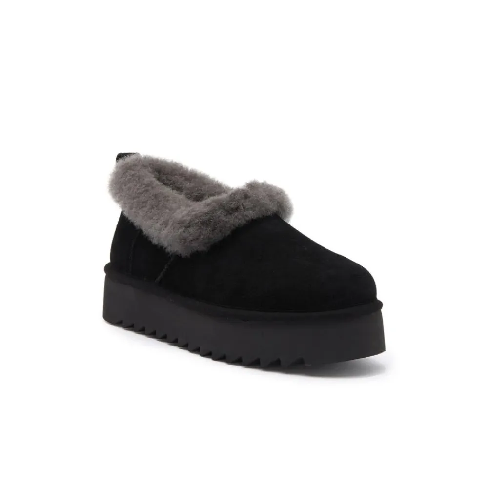Nita Thick-Soled Plush Warm Snow Boots Black 1166733