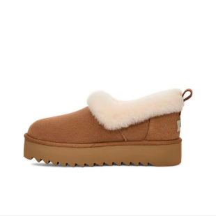 Nita Thick-Soled Plush Warm Snow Boots Chestnut 1166733