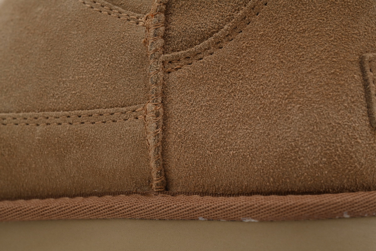 Sleeve Elastic Chestnut Round Toe Ankle Boots 1158051
