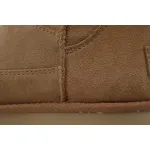 Sleeve Elastic Chestnut Round Toe Ankle Boots 1158051
