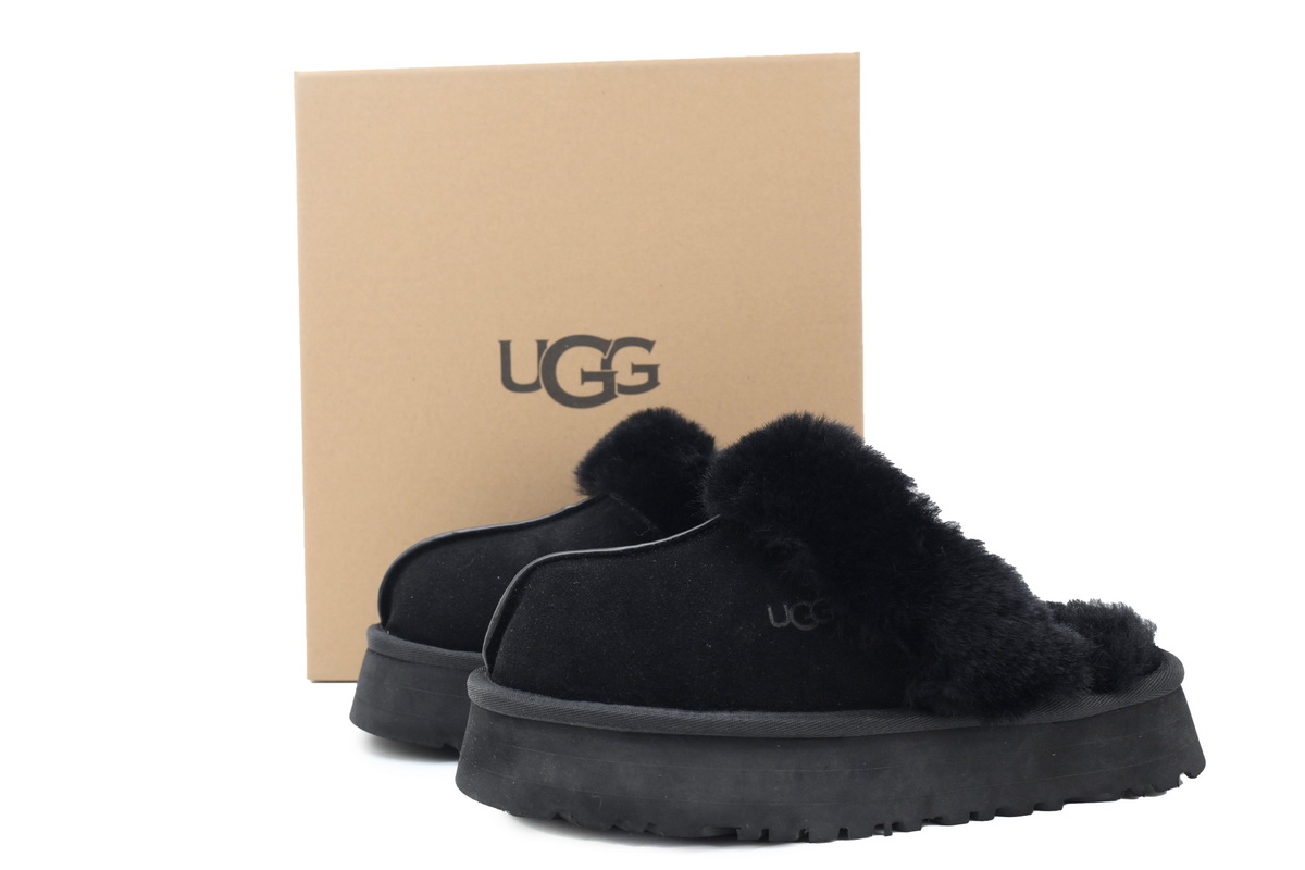 Thick-Soled Closed-Toe Shoes Disquette Black 1122550