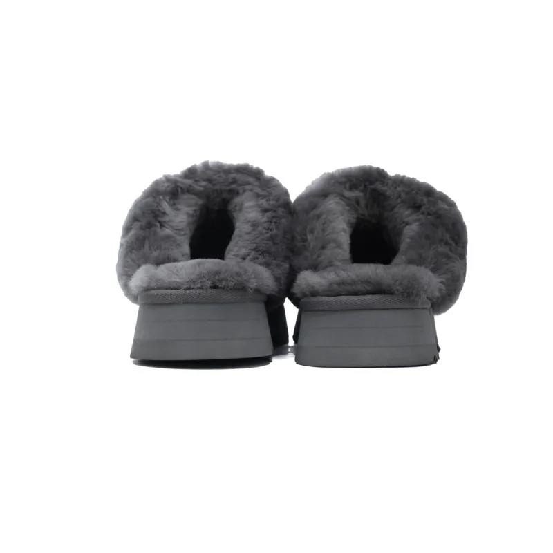 Thick-Soled Closed-Toe Shoes Disquette Grey 1122550