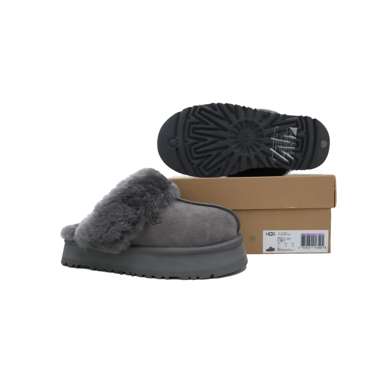 Thick-Soled Closed-Toe Shoes Disquette Grey 1122550