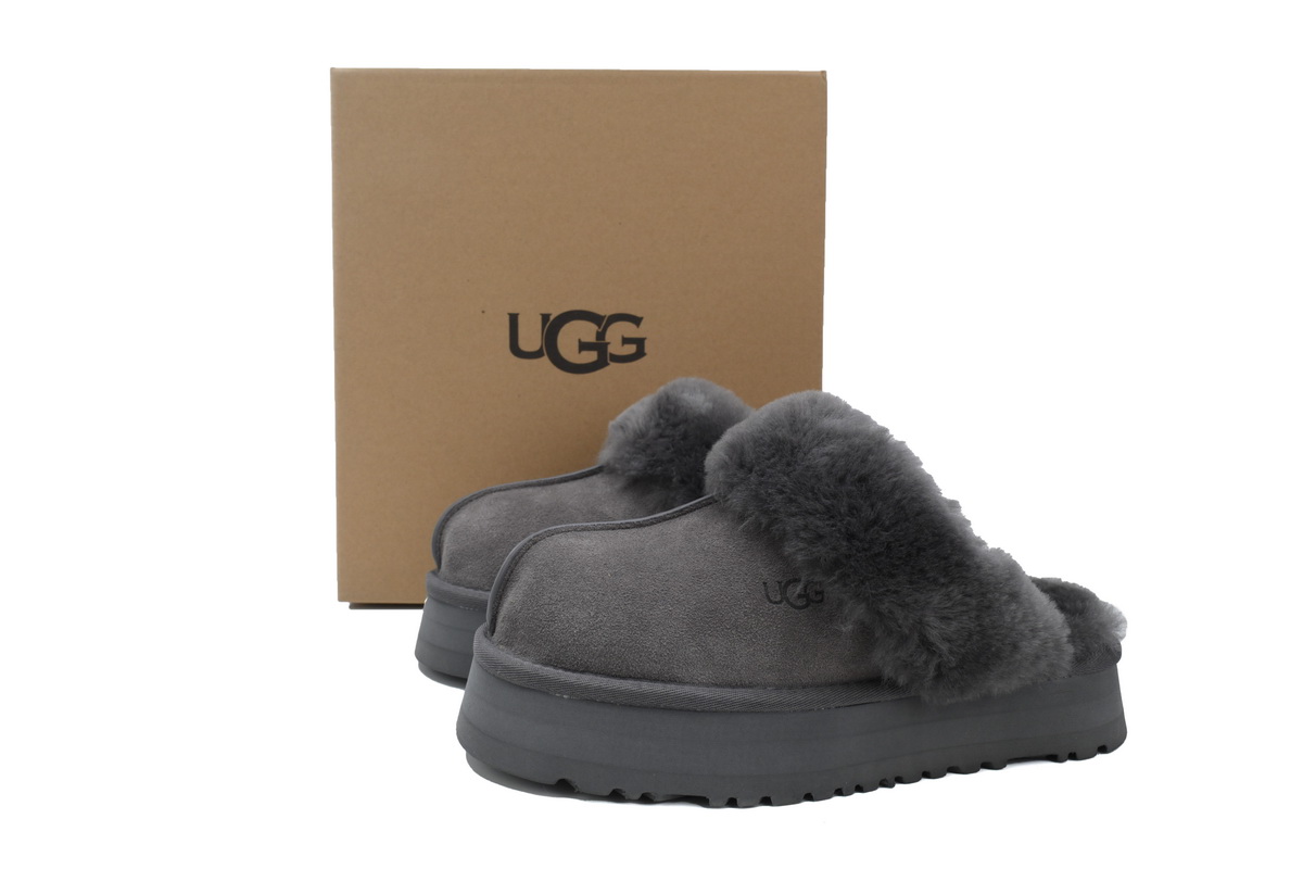 Thick-Soled Closed-Toe Shoes Disquette Grey 1122550