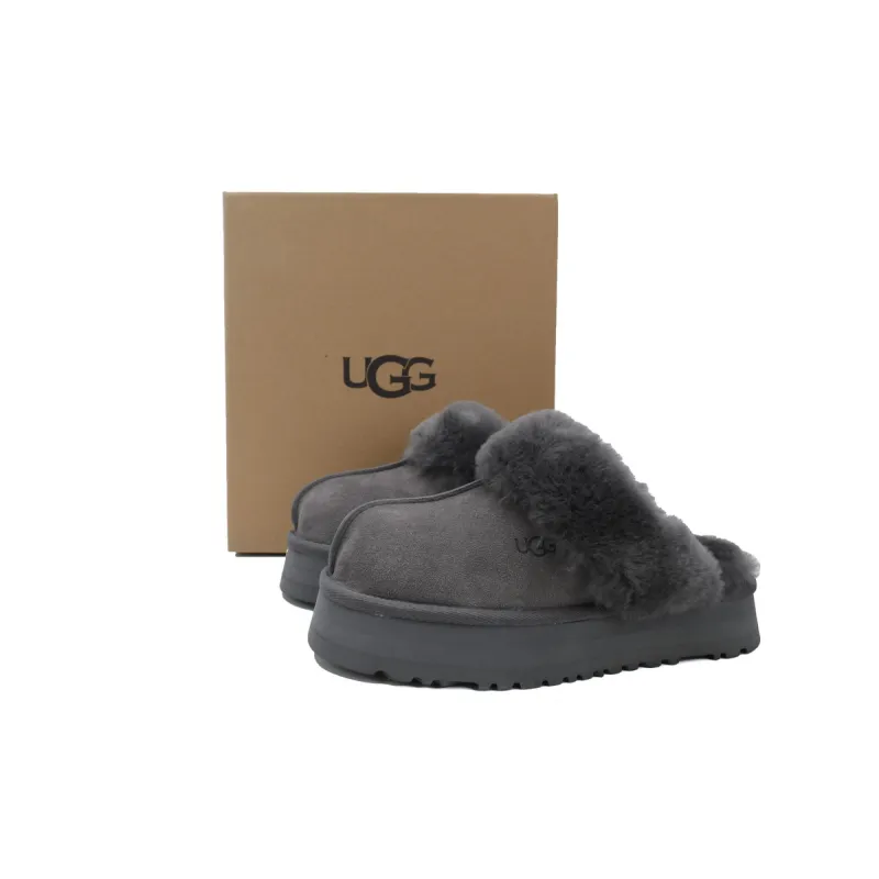 Thick-Soled Closed-Toe Shoes Disquette Grey 1122550