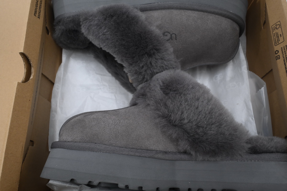 Thick-Soled Closed-Toe Shoes Disquette Grey 1122550